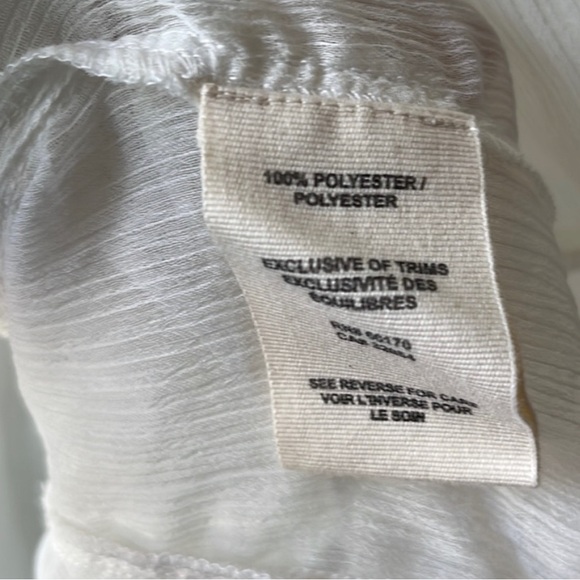 Free People boho sheer top size small dolman sleeve crochet lace - Picture 5 of 9